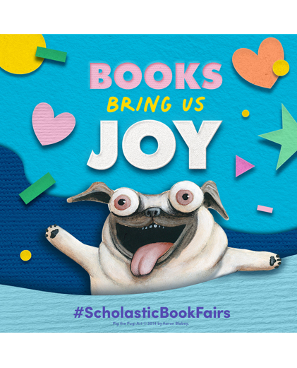 Books bring us joy.