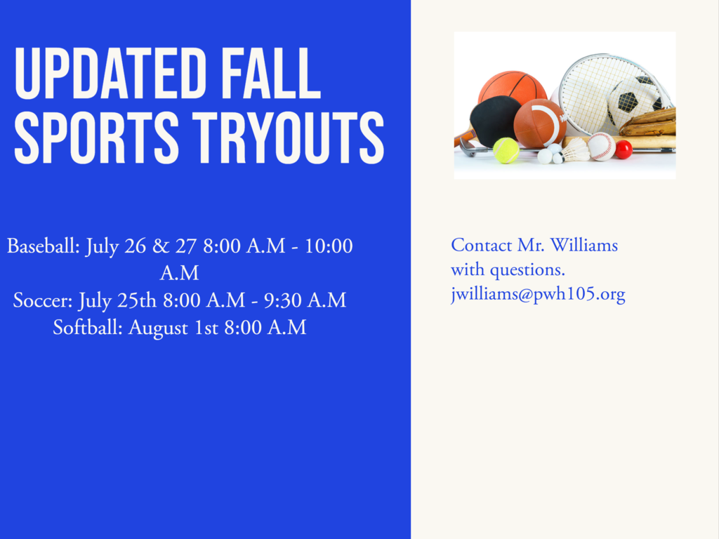 Fall Sports Tryout graphic