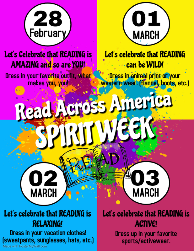 Celebrate Read Across America Week! PontiacWilliam Holliday School